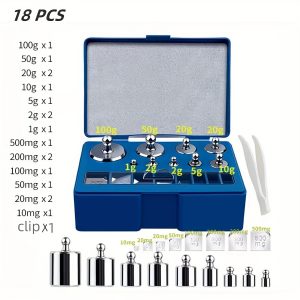 Precision Weight Calibration Kit, Case, Tweezer Precision Weight Calibration Kit, Case, Tweezer