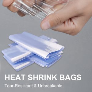 50pcs of Transparent Heat Shrink Film Bags 50pcs of Transparent Heat Shrink Film Bags